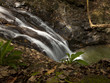 "Costa Rica, Fast flowing waterfall"