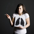 Photo : Woman smoker Woman smoker