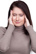 Foto: Unhappy young woman with bad headache. Awful migraine Unhappy young woman with bad headache. Awful migraine