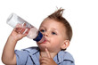 Baby drinking from bottle