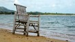 Video: The old wooden armchair on the tropical beach The old wooden armchair on the tropical beach