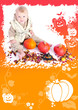 The November calendar card for 2013 with baby photo
