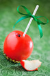 Chocolate Caramel Apples, selective focus