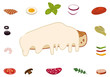 Build your slice of pizza