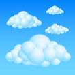 Cartoon clouds