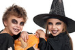 Child in halloween costume
