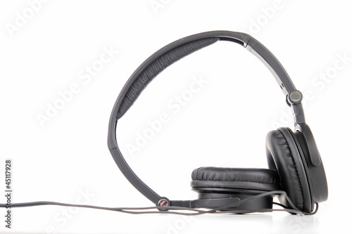 Photo: earphone isolated earphone isolated