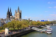 Köln, Blick von Deutzer Brücke (2012)
