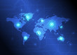 Vector: global communication concept global communication concept