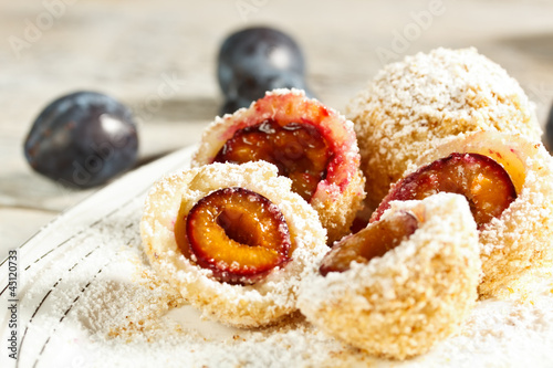 Photo: Plum dumplings Plum dumplings