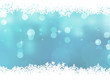 Blue background with snowflakes. EPS 8