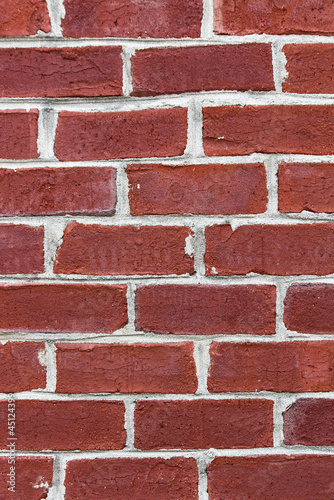 Photo: Red Brick Wall Background Red Brick Wall Background