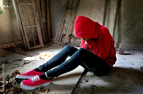 Photo: Teenager Verzweiflung Teenager Verzweiflung