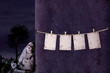 Halloween empty note background