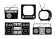 Audio and TV icons