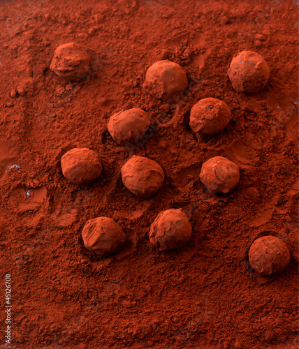 Photo: Chocolate truffles Chocolate truffles