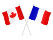 Drapeaux de l’alliance franco-canadienne