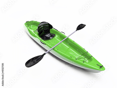 Illustration: kayak isolated on white background kayak isolated on white background