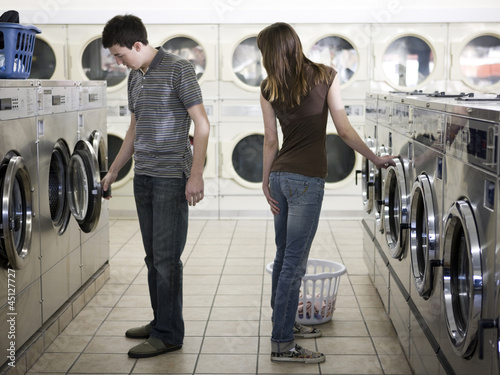 Photo: flirting at the laundromat flirting at the laundromat