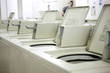 row of washers