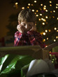 boy at christmas