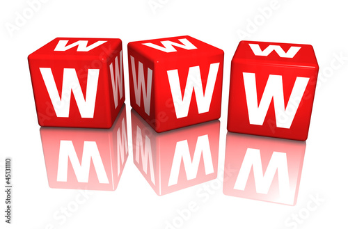 Illustration: würfel cube www 3D würfel cube www 3D