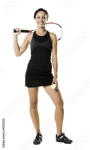 Photo: female tennis player female tennis player