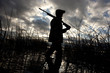 man out hunting