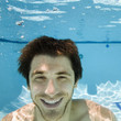 man underwater