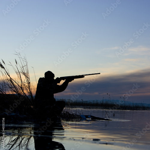Photo: man duck hunting man duck hunting
