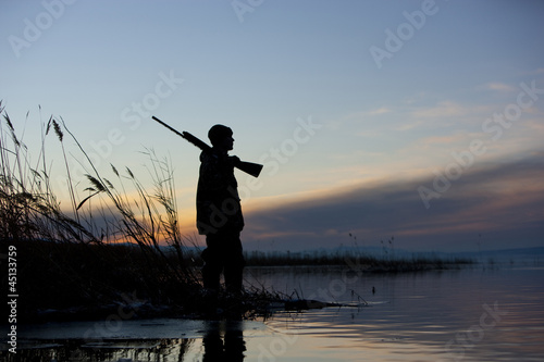 Photo: man out hunting man out hunting