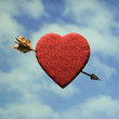 arrow through a heart