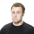 man making a disgusted face