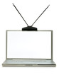 watching tv on a laptop