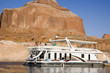 people on a houseboat on lake powell