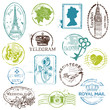 Vintage Rubber Stamp Collection - for your design, scrapbook