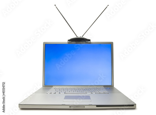 Photo: tv on a laptop tv on a laptop