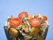 salad with dollars in it