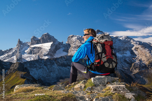 Photo: Pause mit traumhafter Bergkulisse Pause mit traumhafter Bergkulisse