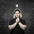 Photo: man with a light bulb man with a light bulb