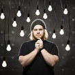 Photo: man with a light bulb man with a light bulb