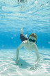 boy underwater