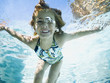 girl in a swimming pool