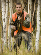 man hunting in the wilderness