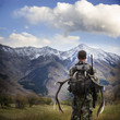 Photo: man hunting in the wilderness man hunting in the wilderness