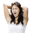 woman just waking up
