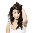 woman just waking up