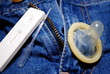 Condom VS Pregnancy on Blue Jeans