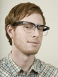 man with glasses