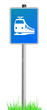 Schild Bahn